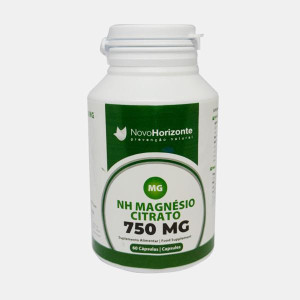 NOVO HORIZONTE® NH MAGNESIO CITRATO 750mg 60 CAPSULAS