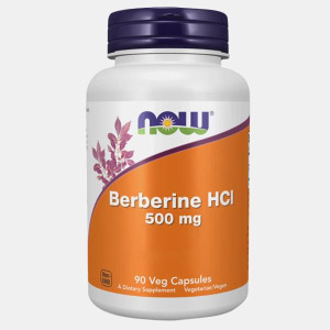 NOW BERBERINE HCL 500mg 90 VEG CAPSULAS