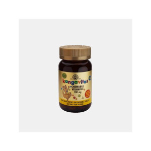 SOLGAR KANGAVITES VITAMINA C 100mg  MASTIGAVEL LARANJA