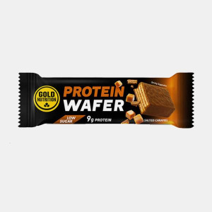 GOLD NUTRITION PROTEIN WAFER LOW SUGAR SALTED CARAMEL 30g