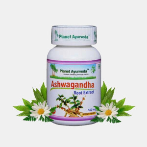 PLANET AYURVEDA ASHWAGANDHA 500mg 60 CAPSULAS