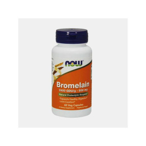 NOW BROMELAIN 500mg 60 CAPSULAS