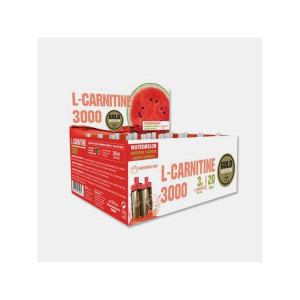 GOLD NUTRITION L-CARNITINA 3000mg 20 AMPOLAS SABOR A MELANCIA