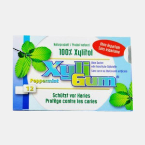 XYLIGUM PASTILHA ELASTICA DE HORTELA PIMENTA (PEPPERMINT)