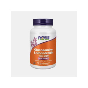 NOW GLUCOSAMINE & CHONDROITIN WITH MSM 90 CAPSULAS