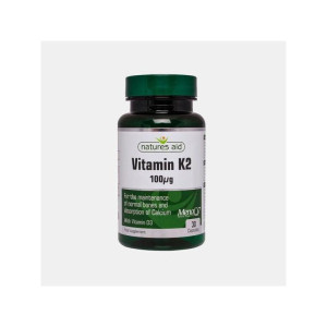 NATURES AID VITAMIN K2 100mcg 30 CAPSULAS