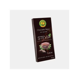 CEM POR CENTO STEVIA CHOCOLATE NEGRO 60% CACAU 100G