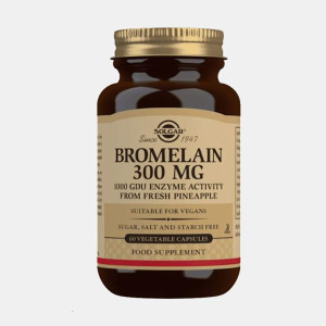 SOLGAR BROMELAIN 300mg 60 CAPSULAS
