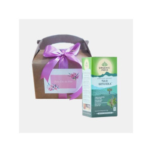 ORGANIC INDIA KIT DIA DA MAE CHA TULSI GOTU KOLA 25 SAQUETAS