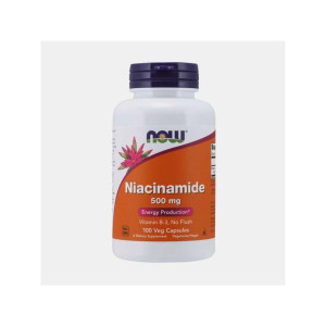 NOW NIACINAMIDE 500mg (VITAMIN B-3) 100 CAPSULAS