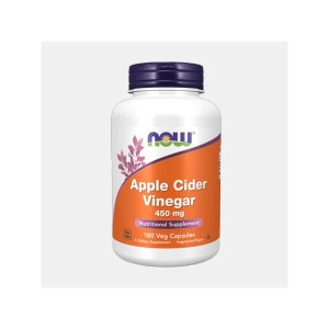 NOW APPLE CIDER VINEGAR 450mg 180 CAPSULAS