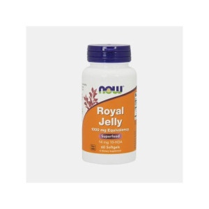NOW ROYAL JELLY 1000mg 60 CAPSULAS MOLES