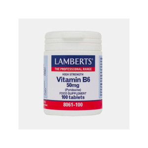LAMBERTS VITAMIN B6 50mg 100 COMPRIMIDOS