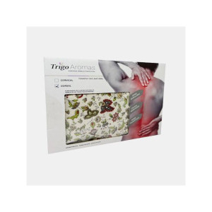 TRIGO AROMAS ALMOFADA TERMICA DORSAL (ALFAZEMA) - MOTIVO FLORAL