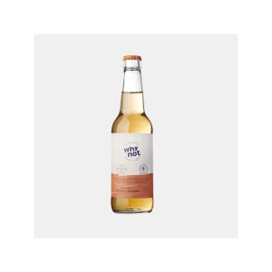 WHY NOT SODA PESSEGO + GENGIBRE BIO 330ml