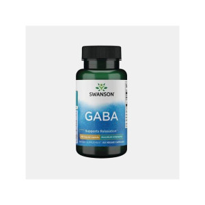 SWANSON GABA 750mg 60 CAPSULAS