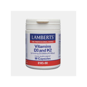 LAMBERTS VITAMINA D3 (2000 UI) + K2 (MK-7) (90 mcg) 90 CAPS