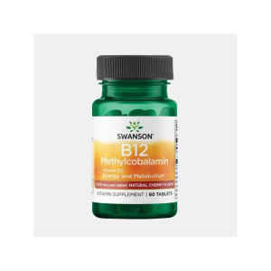 SWANSON B12 METILCOBALAMINA 2500mcg 60 COMPRIMIDOS