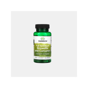 SWANSON FULL SPECTRUM BOSWELLIA + CURCUMA 60 CAPSULAS