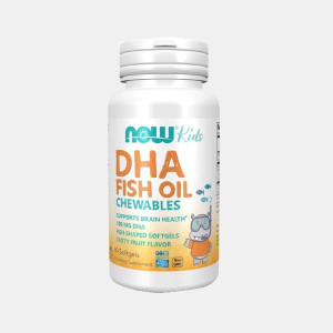 NOW KIDS DHA CHEWABLE SOFTGELS 60 CAPSULAS