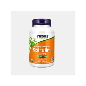 NOW SPIRULINA 500mg 200 COMPRIMIDOS