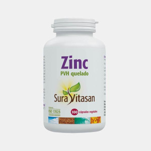 SURA VITASAN ZINCO PVH QUELADO 100 CAPSULAS