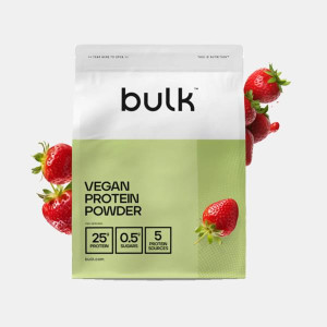 BULK PROTEINA VEGAN MORANGO 500g