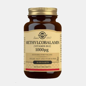 SOLGAR VITAMINA B12 METILCOBALAMINA 30 COMPRIMIDOS