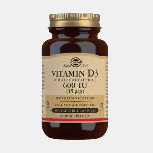 SOLGAR VITAMINA D3 600IU 60 CAPSULAS