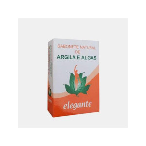 ELEGANTE SABONETE DE ARGILA E ALGAS 140g