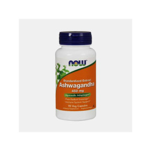 ASHWAGANDHA 450mg 90 CAPSULAS NOW