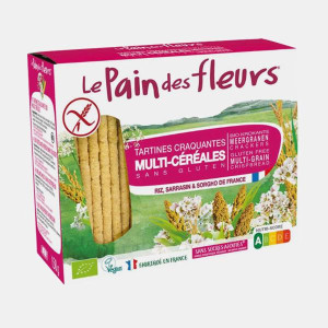 Le Pain des fleurs® PAO FLORES MULTICEREAIS S/ GLUTEN BIO 150g