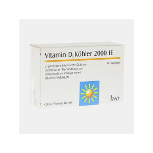 KVP VITAMINA D3 KOHLER 2000IE 60 CAPSULAS