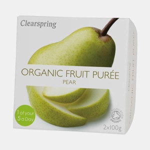 PURE FRUTA PERA BIO 2x100g CLEARSPRING