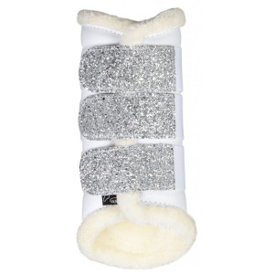 Ochraniacze ujeżdżeniowe HKM "Sparkle" White