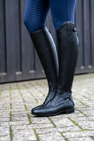 Oficerki HKM "Titanium Style" standard/łydka XS