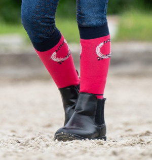 Podkolanówki dziecięce HKM "Aymee" Pink 24h