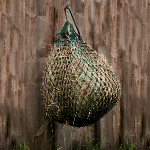 Siatka na siano Lovequestrian "My Haynet" Black & Forest Green