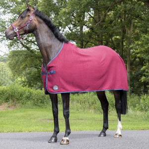 Derka polarowa HKM "Madrid" Burgundy 24h