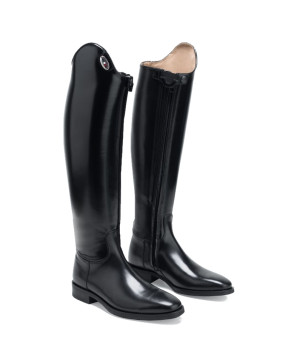 Oficerki ujeżdżeniowe Secchiari Roma Brushed Black