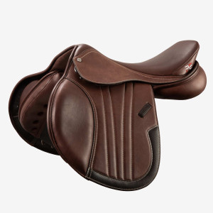 Siodło skokowe Premier Equine "Chamonix Leather CC Saddle" Brown