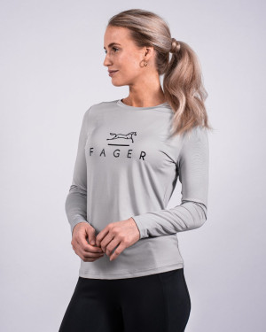 Koszulka z długim rękawem FAGER Fia Long Sleeve Grey