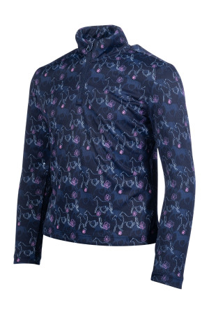 Koszulka młodzieżowa funkcyjna HKM "Bria" Deep Blue