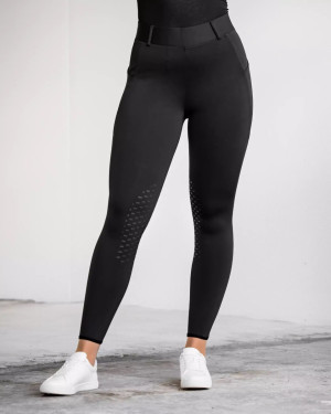 Legginsy z lejem kolanowym FAGER Loui Active Leggings Black