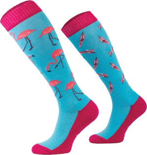 Podkolanówki Comodo "Flamingo"