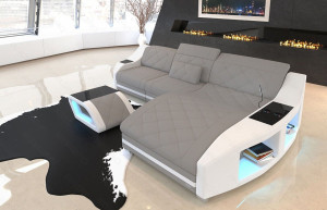 Sofa Narożna SWING ze skóry ekologicznej
