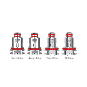 Smok Rpm  Resistenza Head Coil Per Kit E Pod Rpm40, Rpm80 Ed Rpm80 Pro - 5 Pezzi