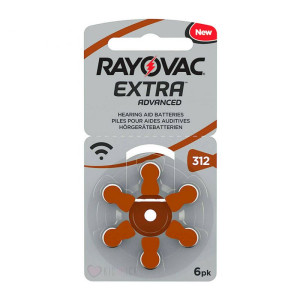 Rayovac 60 Batterie  312 Extra Pr41 Per Protesi Acustiche