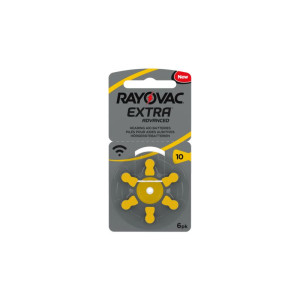 Rayovac 60 Batterie  10 Extra Pr70 Per Protesi Acustiche
