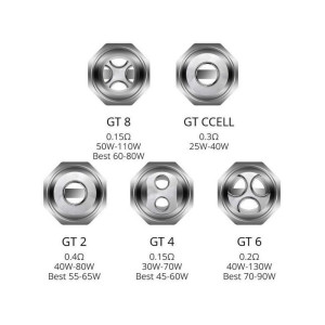 Vaporesso Resistenza Gt Ccell 2 Head Coil 0,3 Ohm - 3 Pezzi